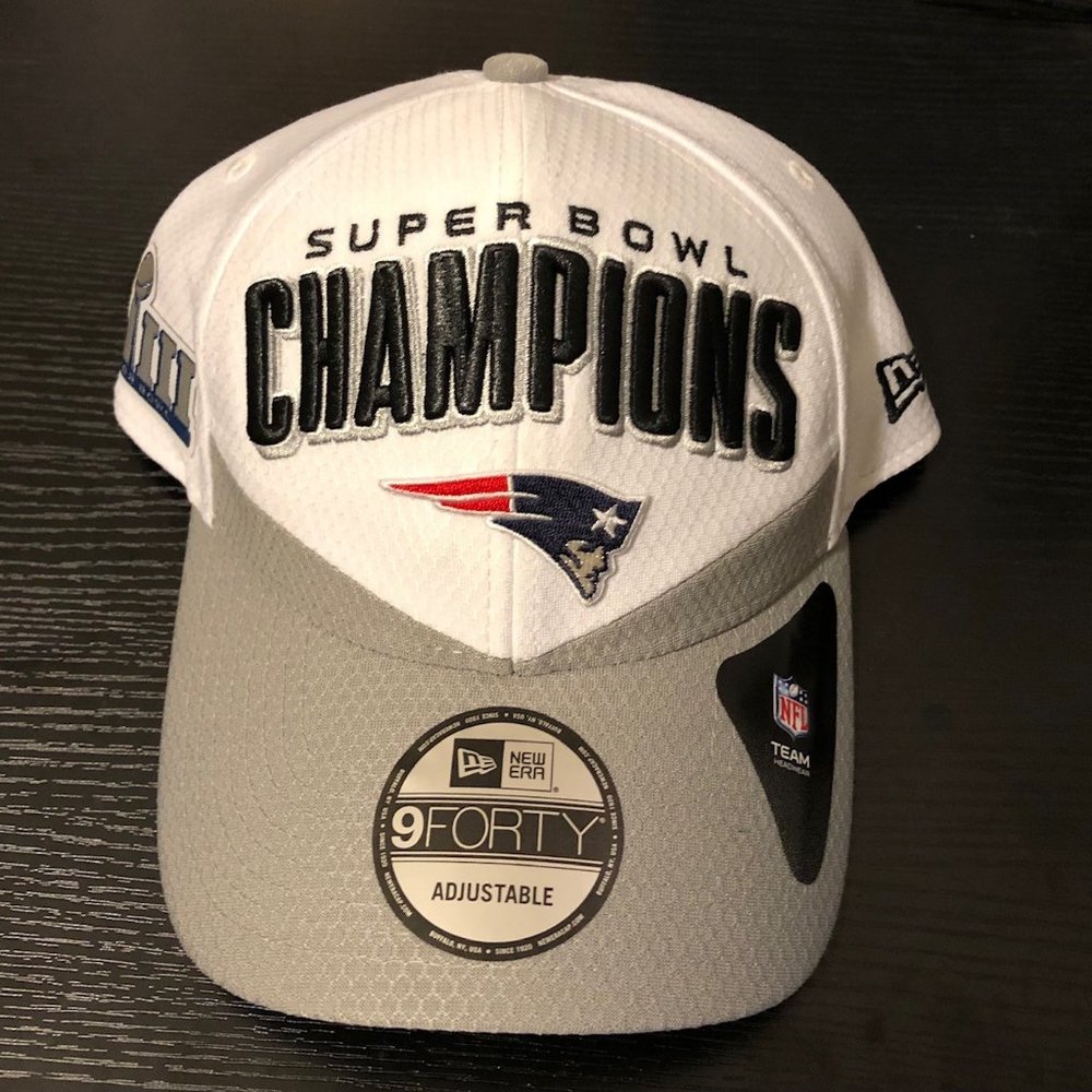 Authentic New England Patriots Super Bowl LIII Champions New Era Adjustable Cap